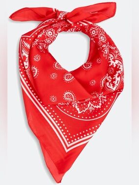 Girly-Daisy Satin Scarf